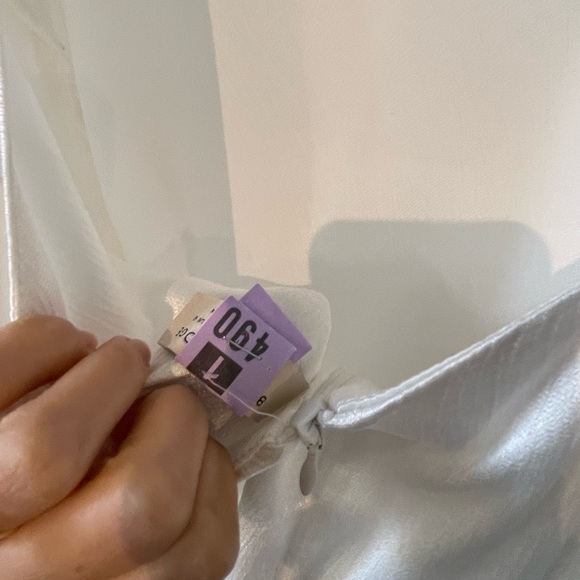 Bec & Bridge Moon Dance Long Sleeve Maxi Dress in Ivory white size US6 - Picture 8 of 12